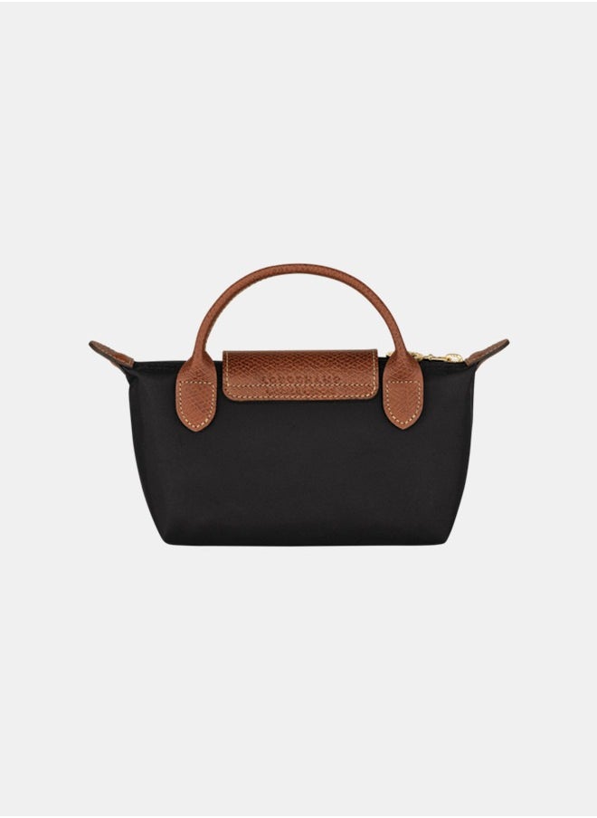 Women's classic fashion versatile mini makeup bag handbag shoulder bag handheld small bag Mini Classic Black