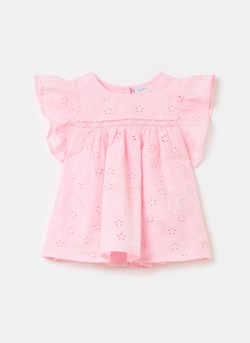 Blouse In  Broderie Anglaise