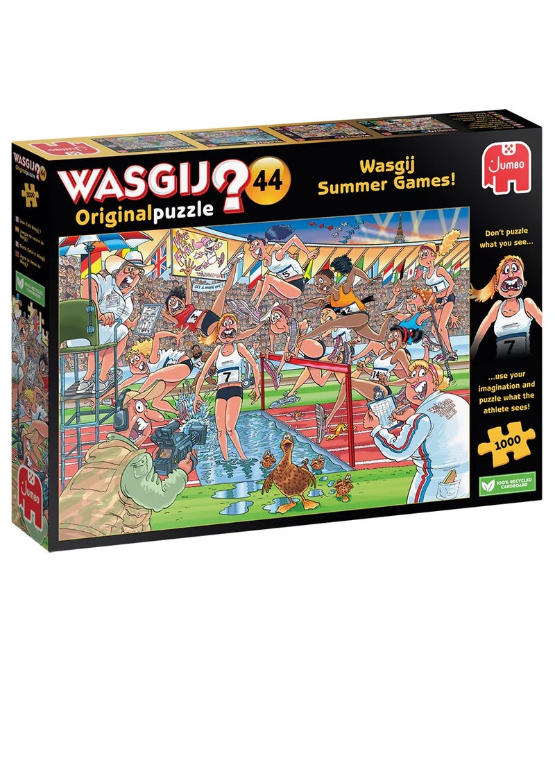 Wasgij Summer Games 1000 Piece Jigsaw Puzzle | Unique Brain Teaser for Adults | Use Your Imagination | Fun & Challenging Puzzle | Multi-Coloured | 68x49 CM