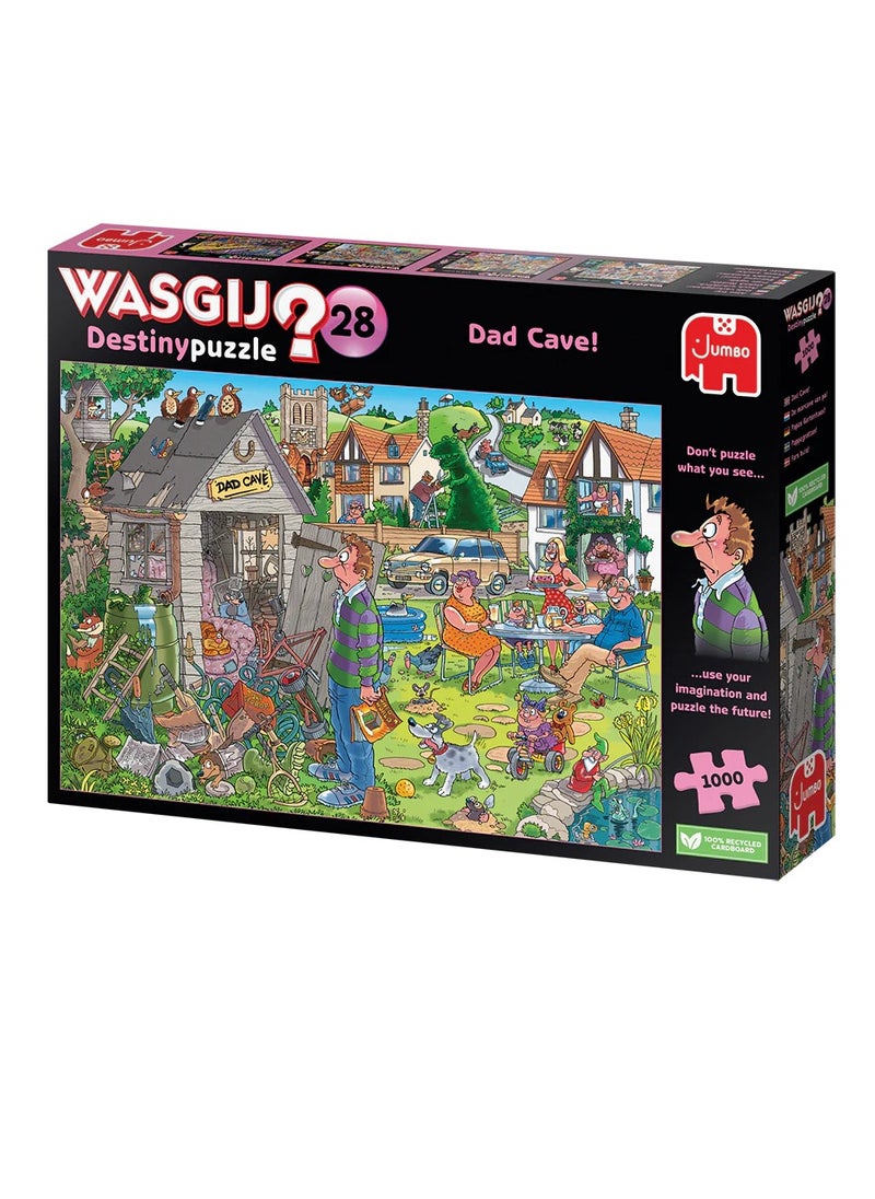 Destiny 28 - Dad Cave 1000 Piece Jigsaw Puzzle | Fun & Challenging | Imagination Puzzle for Adults | Multi-Coloured | 68x49 CM | Eco-Friendly