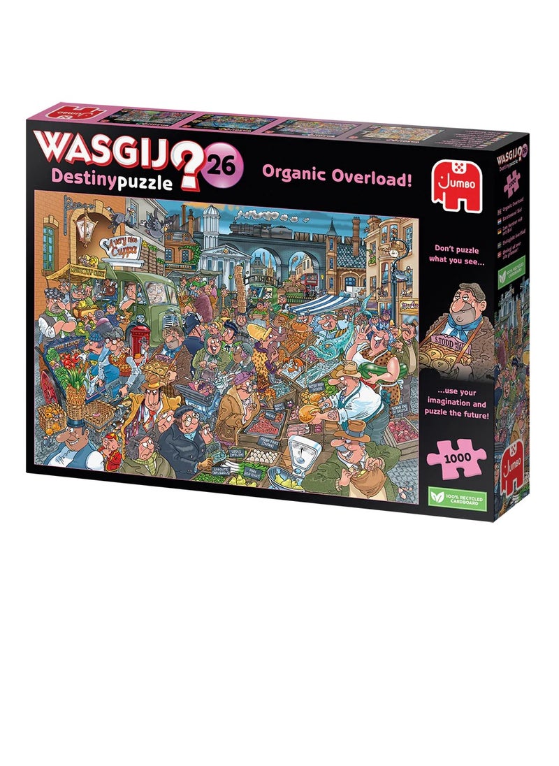 Destiny 26 - Organic Overload 1000 Piece Jigsaw Puzzle | Fun & Challenging | Puzzle the Future | Eco-Friendly 100% Recycled Cardboard | 68x49 CM