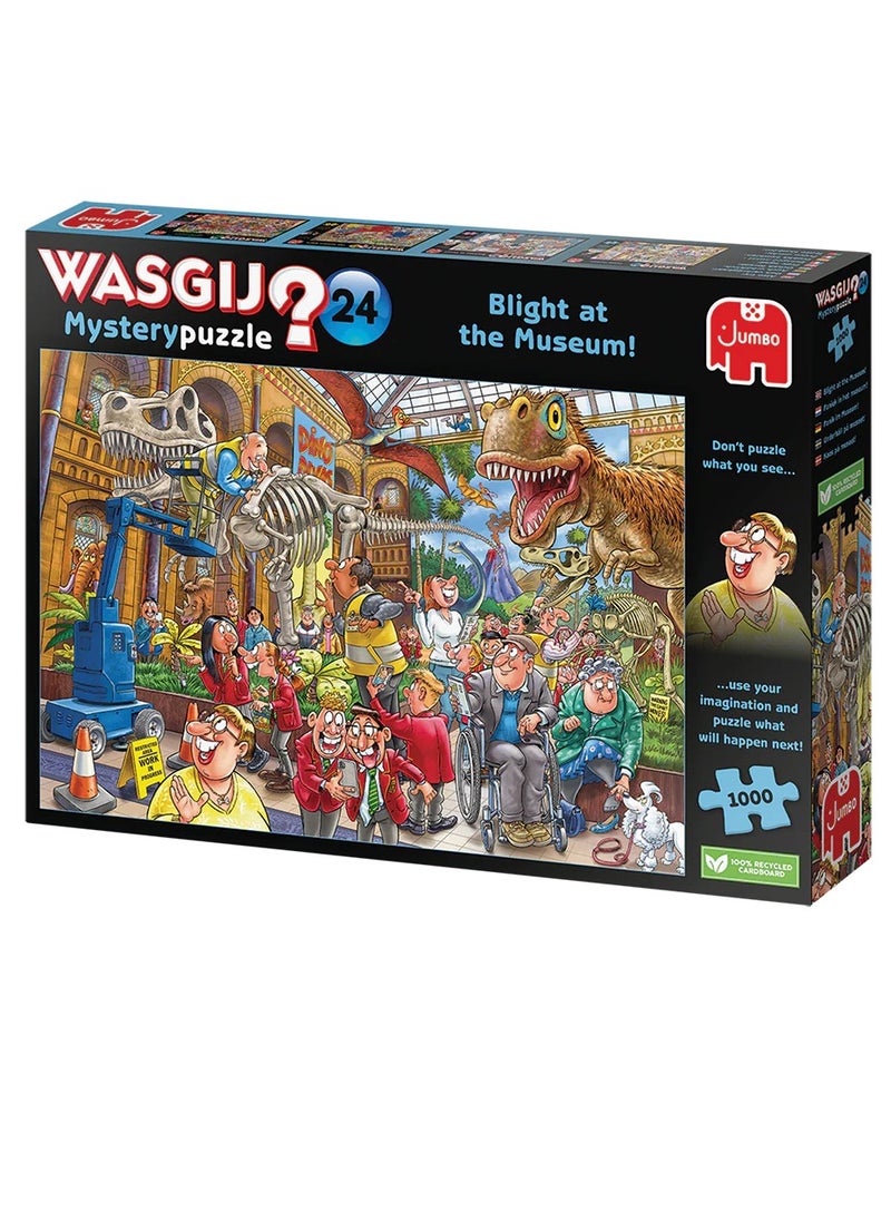 Mystery 24 - Blight at the Museum 1000 Piece Jigsaw Puzzle | Fun & Challenging | Puzzle What Happens Next | Eco-Friendly 100% Recycled Cardboard | 68x49 CM