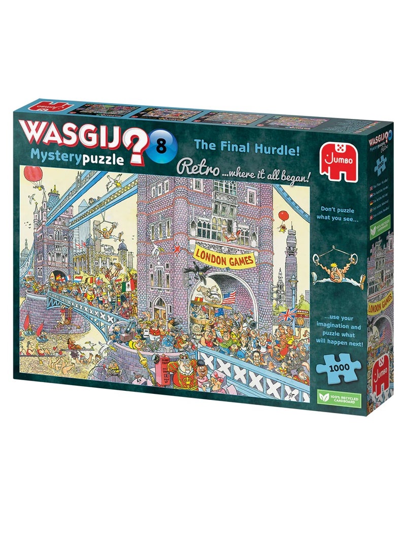 The Final Hurdle! 1000-Piece Jigsaw Puzzle | London Games Retro | Fun & Challenging | Puzzle What Happens Next | Eco-Friendly 68x49 CM