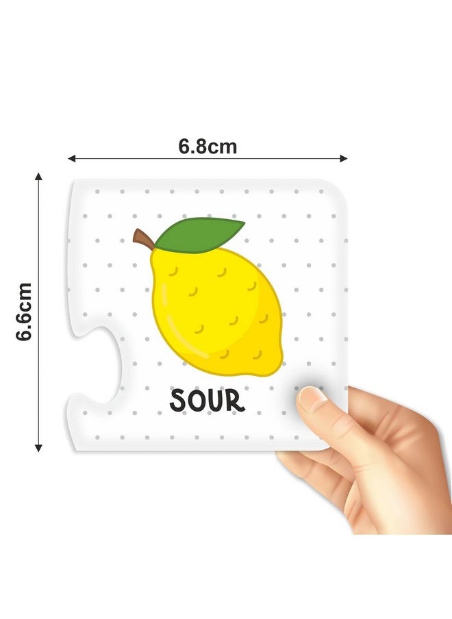 Webby Opposites 2 Pieces Learning Pack Jigsaw Puzzle, Montessori Early Educational Pre School Puzzle Toys for 2+ Years Kid