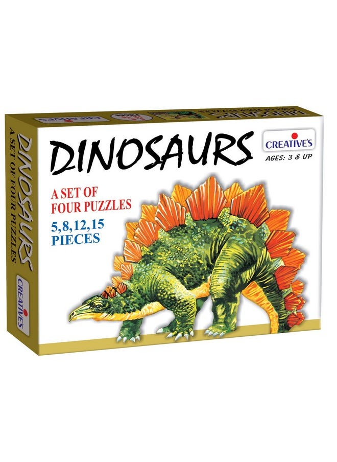 Creative's Creative Educational Aids P. Ltd. Dinosaurs Puzzle (Multi-Color, 40 Pieces)