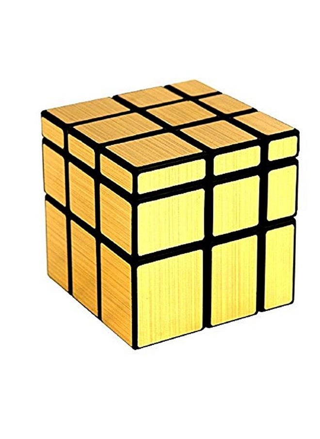 Qiyi Fantasy Themed Mirror Cube 3X3 High Speed Magic Puzzle Cube For 14 Years And Up, Gold