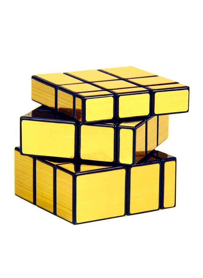 Qiyi Fantasy Themed Mirror Cube 3X3 High Speed Magic Puzzle Cube For 14 Years And Up, Gold