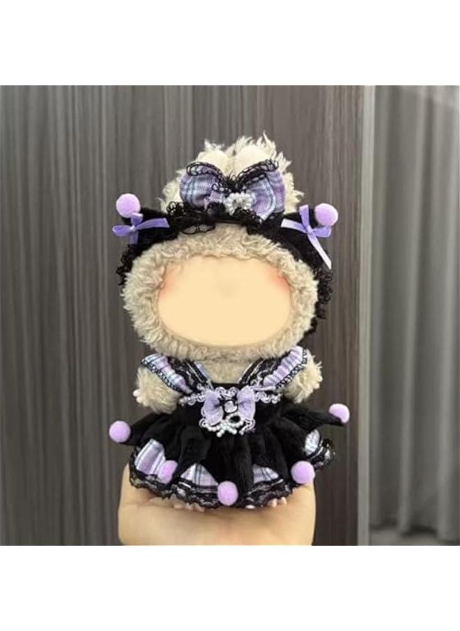 Sweet Style Outfit for 17cm Doll - Compatible with Labubu Dolls, Cute Ropa para Muñecas, Fashionable Doll Clothes (No Doll Included)