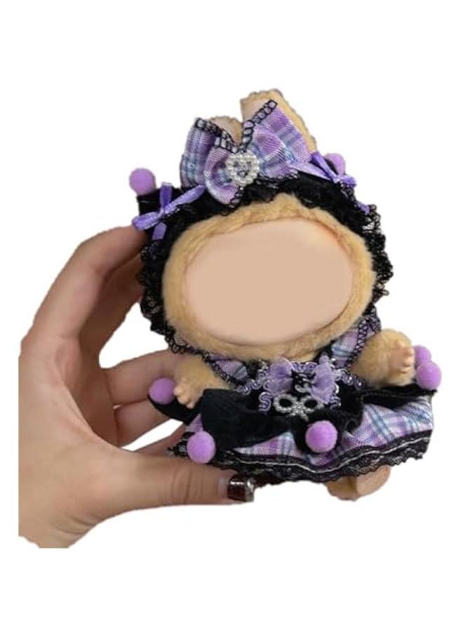 Sweet Style Outfit for 17cm Doll - Compatible with Labubu Dolls, Cute Ropa para Muñecas, Fashionable Doll Clothes (No Doll Included)
