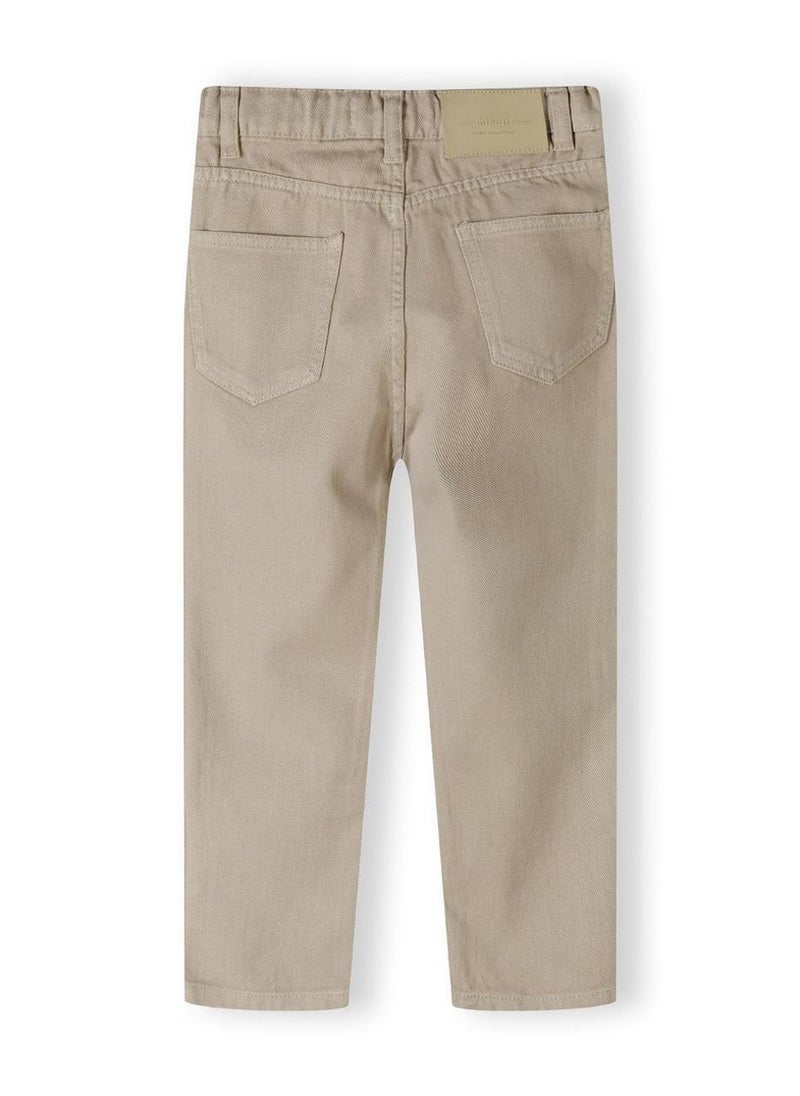Kids Girls Twill Mom Fit Trousers