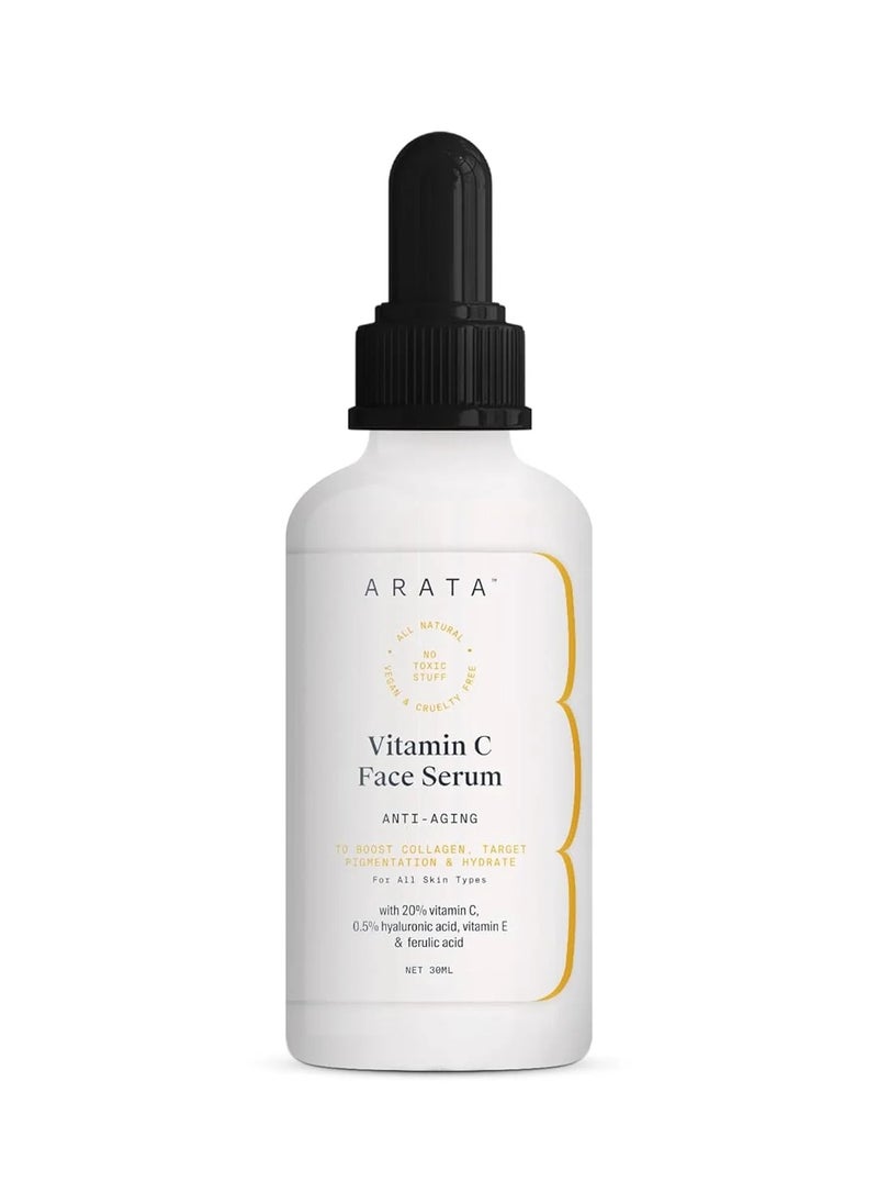 Arata Vitamin C Face Serum For Glowing Skin (30 Ml)
