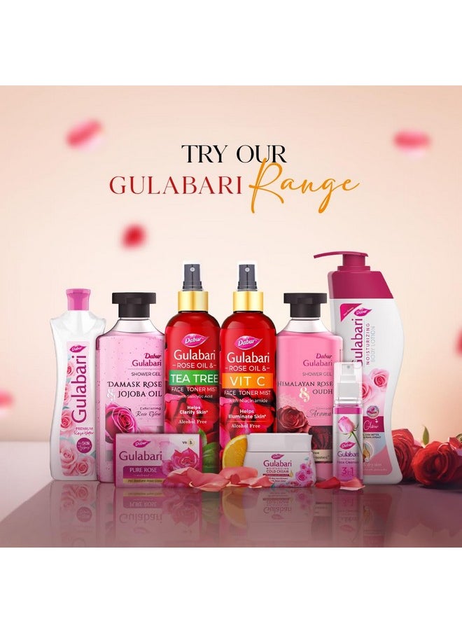 Gulabari Rose Oil & Vitamin C Face Toner Mist & Rosewater With Niacinamide 200Ml Toner For Brightened Skin Improves Uneven Skin Tone Tightens Pores Alcohol Free