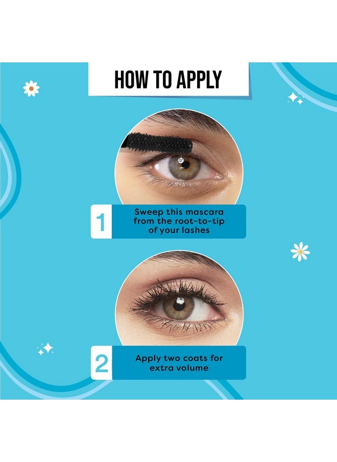 Waterproof Mascara - 01 Black | Lengthening, Smudge-Proof & Clump-Free | 8Ml