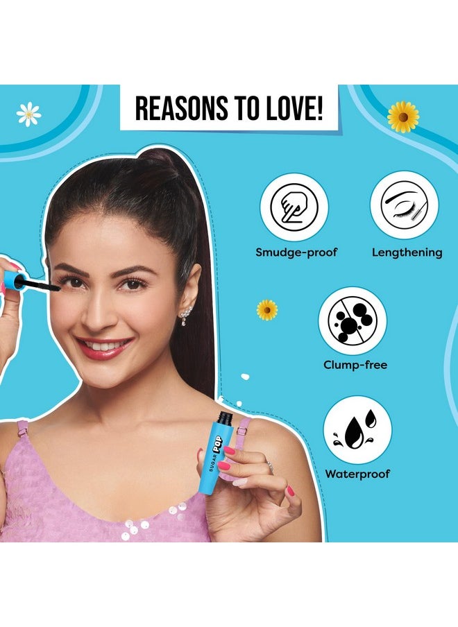 Waterproof Mascara - 01 Black | Lengthening, Smudge-Proof & Clump-Free | 8Ml