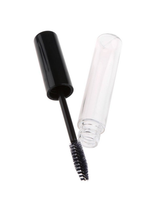 2Pcs Of 10Ml Empty Tube Eyelash Cream Mascara Wand Container Bottle Vials With Brush And Plugs Diy