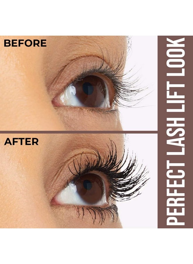Dense Mascara, Lengthening Smudge Proof, Water Resistant, Liquid Lash Extending Tubing, No Clump Flakes Fades, Full-Size Black Eye Mascara For Girl And Women 9Ml