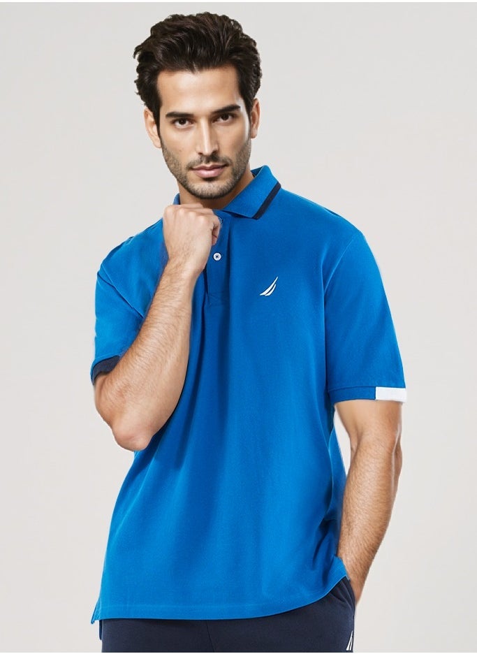 Basic Regular Fit Premium Cotton Logo Polo Shirt