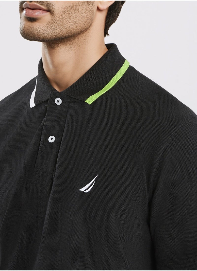 Basic Regular Fit Premium Cotton Logo Polo Shirt