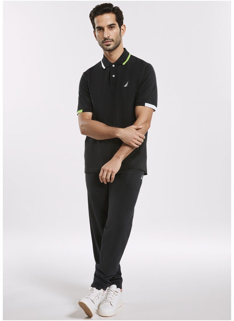 Basic Regular Fit Premium Cotton Logo Polo Shirt