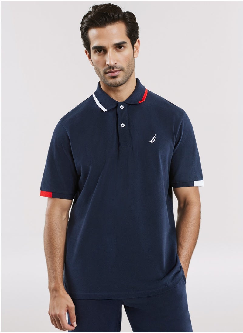 Basic Regular Fit Premium Cotton Logo Polo Shirt