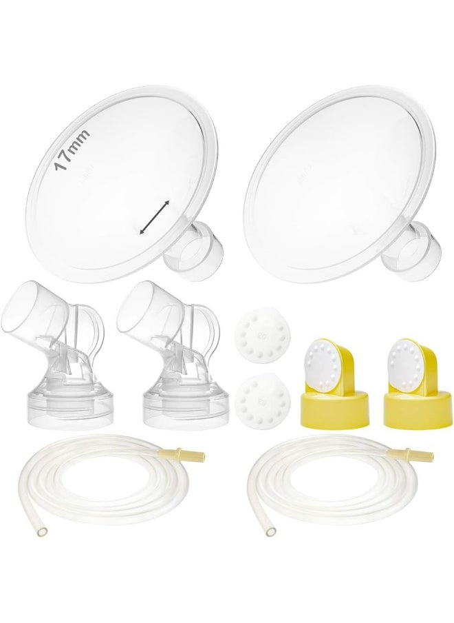 Nenesupply GentleFit Pump Parts 17mm Compatible with Medela Pump in Style Breastpump