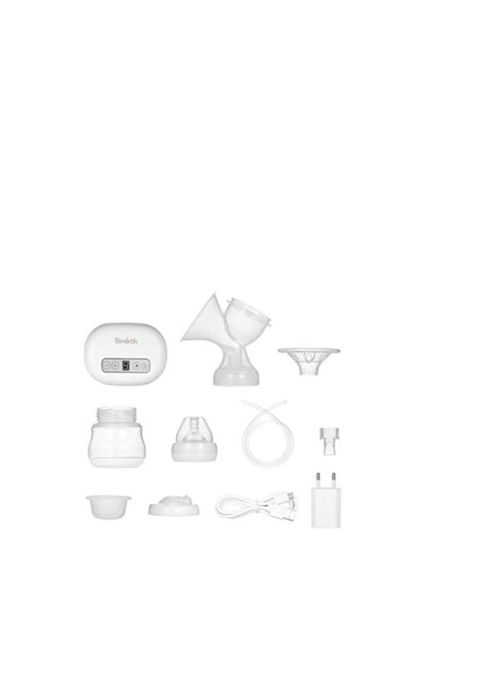 Bimirth Portable Mini Electric Manual Breast Pump Set Massage Milker Milk Bottle Nipple Low Noise AC100-240V