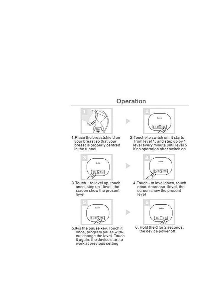 Bimirth Portable Mini Electric Manual Breast Pump Set Massage Milker Milk Bottle Nipple Low Noise AC100-240V