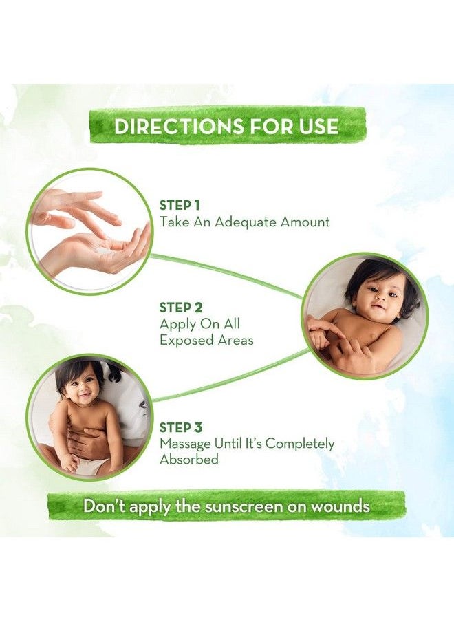 Milky Soft Mineral Based Sunscreen Spf 30 & Pa+++ With Oats Milk And Calendula For Babies80 G ; Made Safe Certified ; Toxin Free