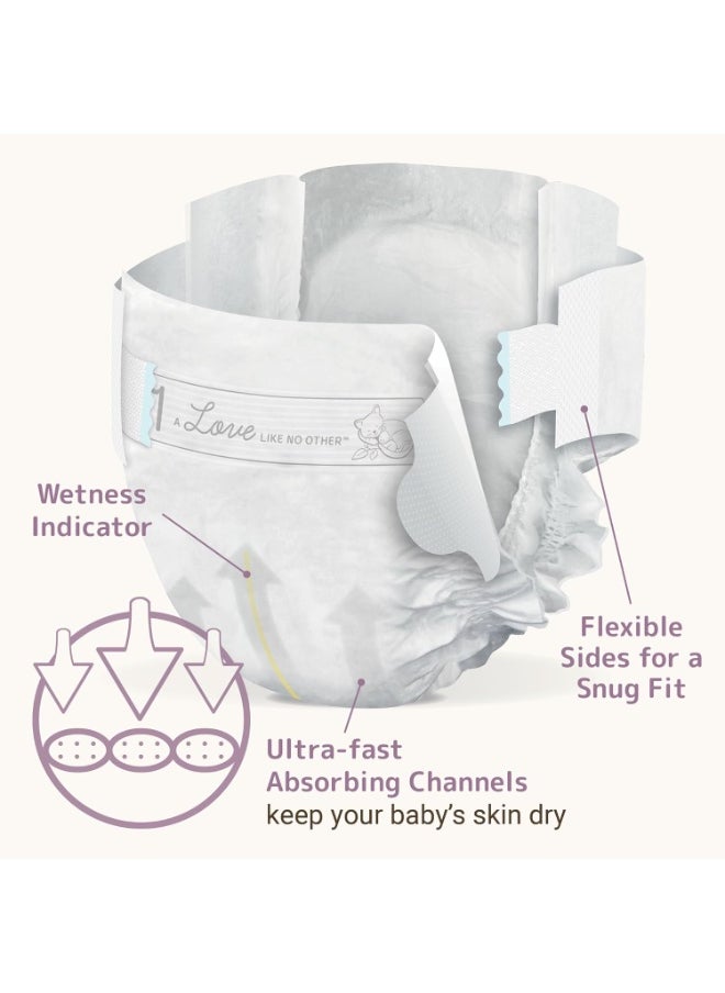 Bambo Nature Eco-Friendly Diapers - Size 1, 2-4Kg - 36pcs