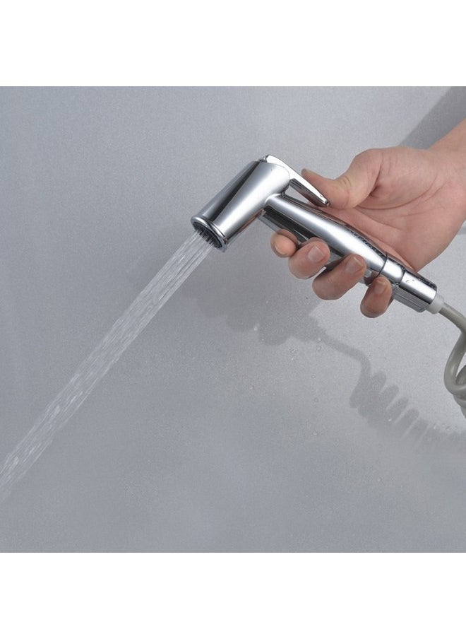 Toilet Sprayer, Hand Held Bidet Sprayer with Retractable Spring Hose