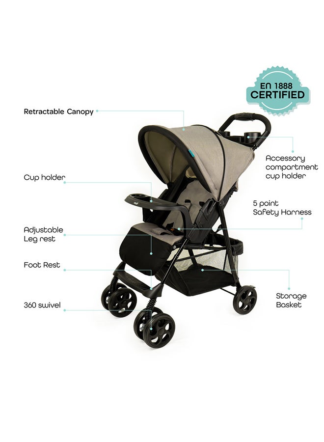 Metro Urban Baby Stroller - Grey