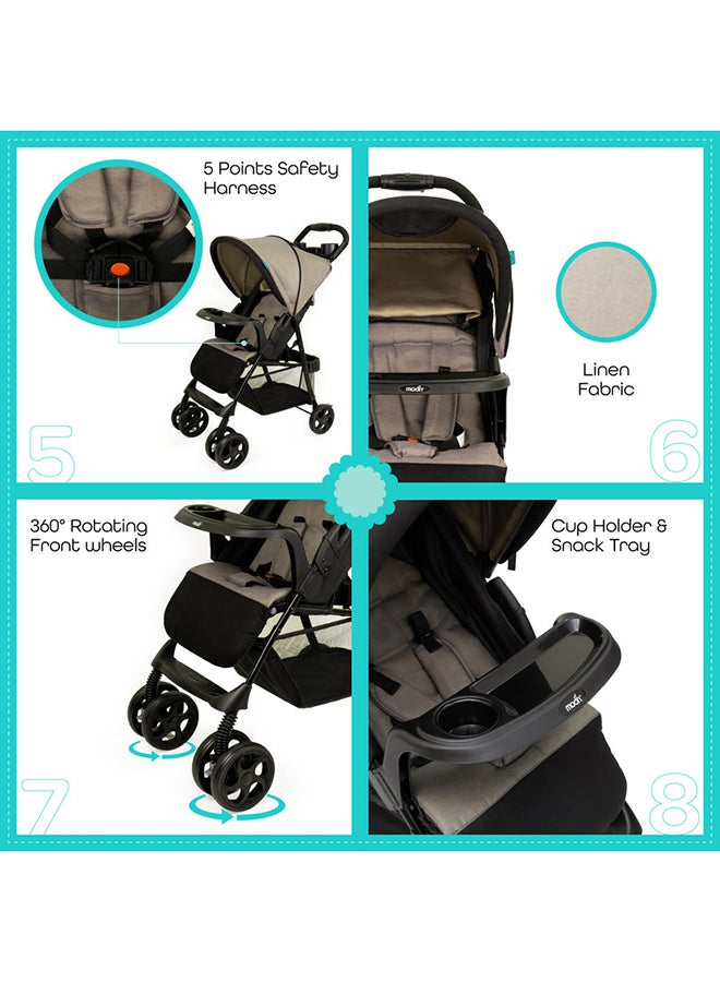 Metro Urban Baby Stroller - Grey