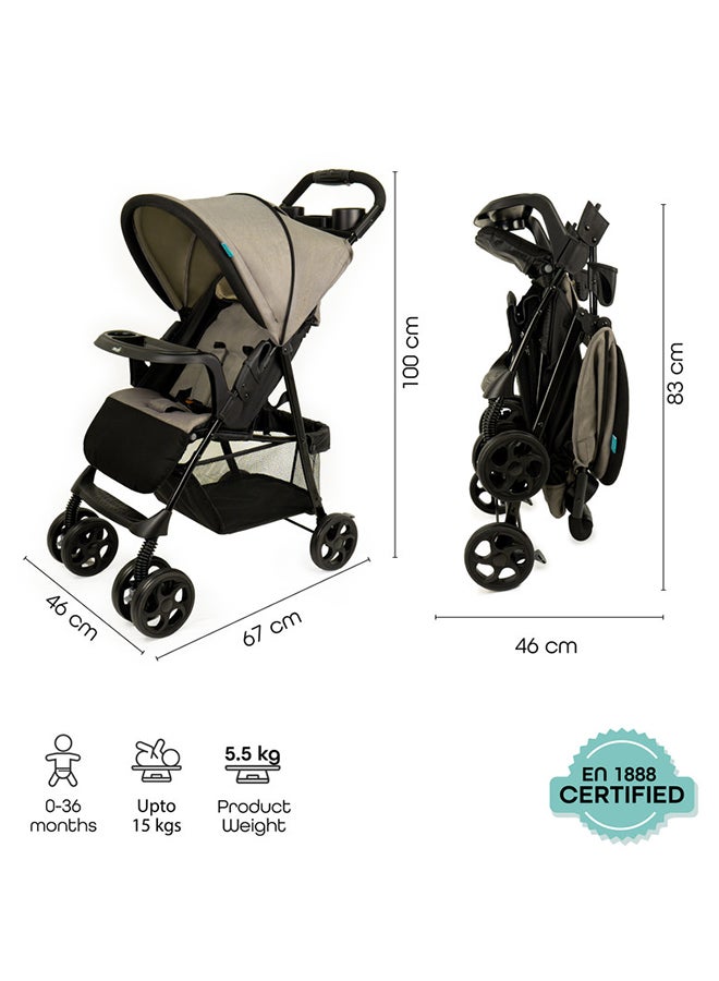 Metro Urban Baby Stroller - Grey