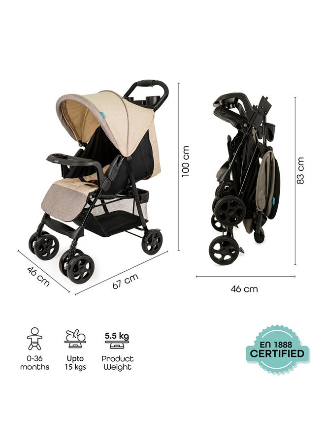 Metro Urban Baby Stroller -Beige