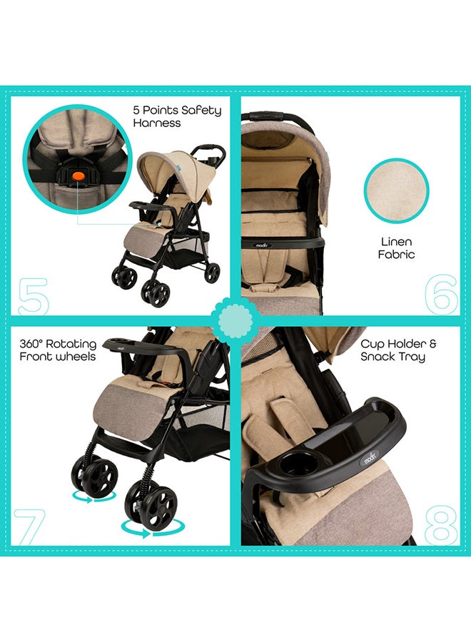 Metro Urban Baby Stroller -Beige