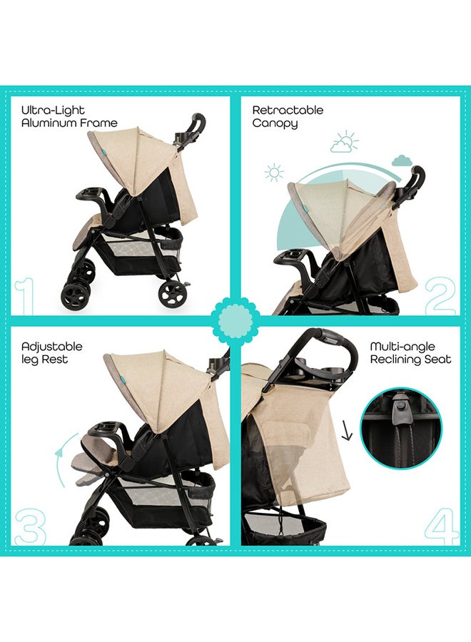 Metro Urban Baby Stroller -Beige