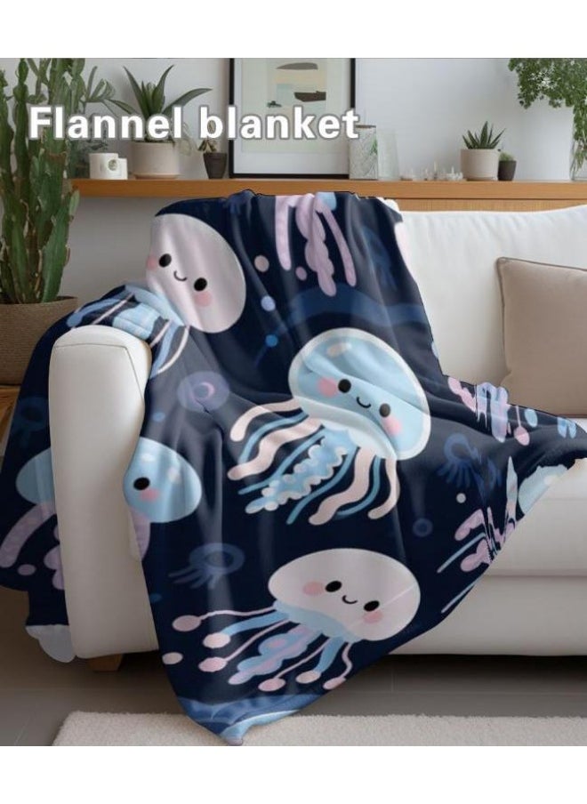 Flannel thin blanket (warm and comfortable, suitable for sleep, gaming, dust removal and sandproof) 150cm*200cm - 386