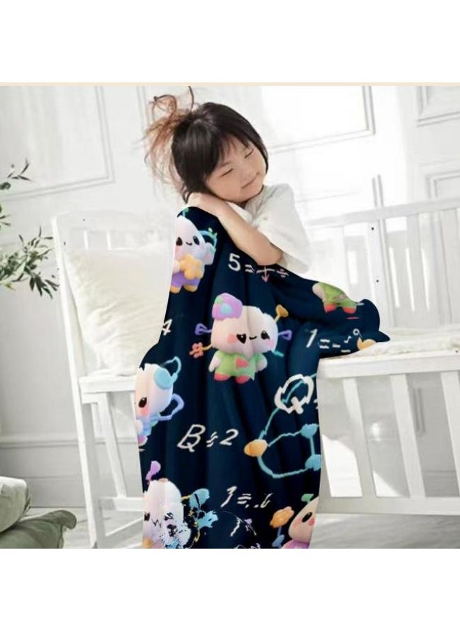 Flannel thin blanket (warm and comfortable, suitable for sleep, gaming, dust removal and sandproof) 150cm*200cm - 277
