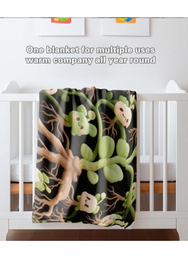 Flannel thin blanket (warm and comfortable, suitable for sleep, gaming, dust removal and sandproof) 150cm*200cm - 272