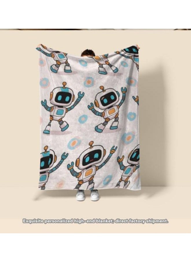 Flannel thin blanket (warm and comfortable, suitable for sleep, gaming, dust removal and sandproof) 150cm*200cm - 217