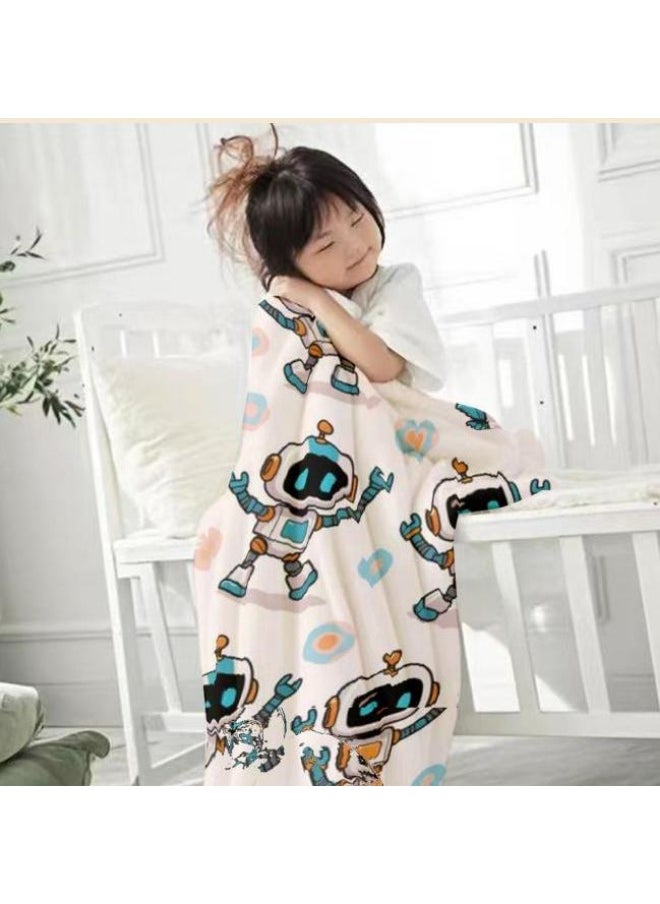 Flannel thin blanket (warm and comfortable, suitable for sleep, gaming, dust removal and sandproof) 150cm*200cm - 217