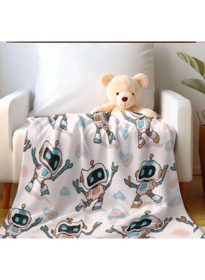 Flannel thin blanket (warm and comfortable, suitable for sleep, gaming, dust removal and sandproof) 150cm*200cm - 217