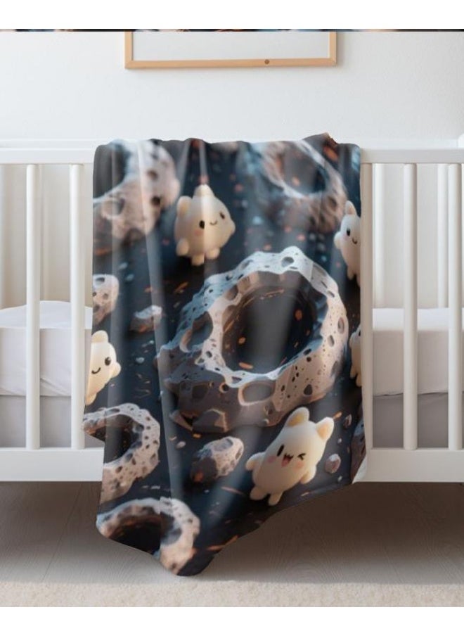 Flannel thin blanket (warm and comfortable, suitable for sleep, gaming, dust removal and sandproof) 150cm*200cm - 222