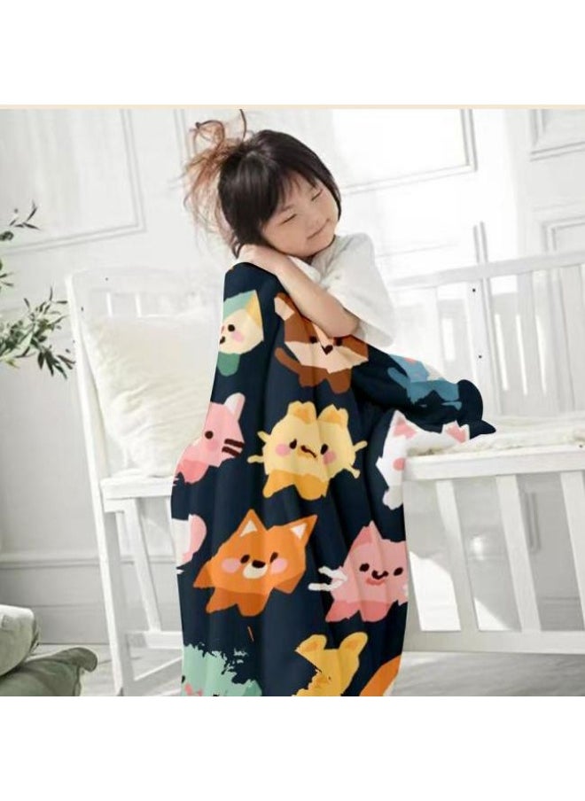 Flannel thin blanket (warm and comfortable, suitable for sleep, gaming, dust removal and sandproof) 150cm*200cm - 212
