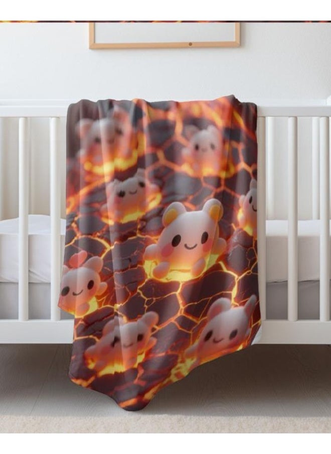 Flannel thin blanket (warm and comfortable, suitable for sleep, gaming, dust removal and sandproof) 150cm*200cm - 87