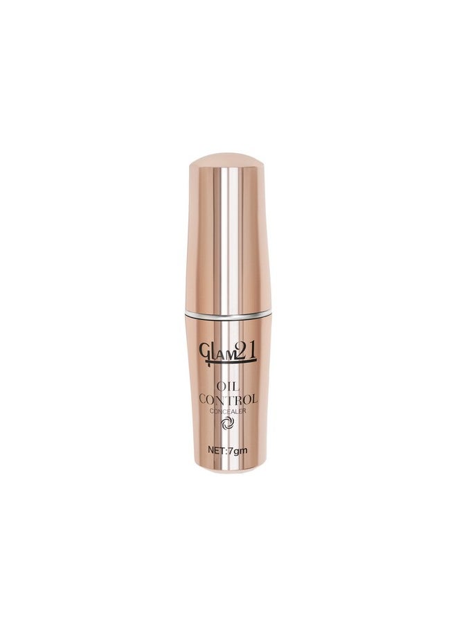 Glam21 Oil Control Concealer | Medium To Full Coverage| Matte Finish| Non-Sticky Texture | Longer Stay | For All Skin Types| 7 Gm | Shade -03