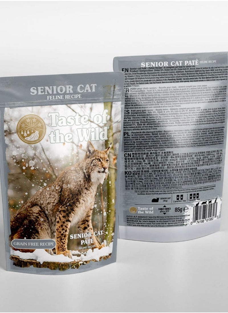 Taste of the Wild Senior Cat Paté – 85g 12pcs