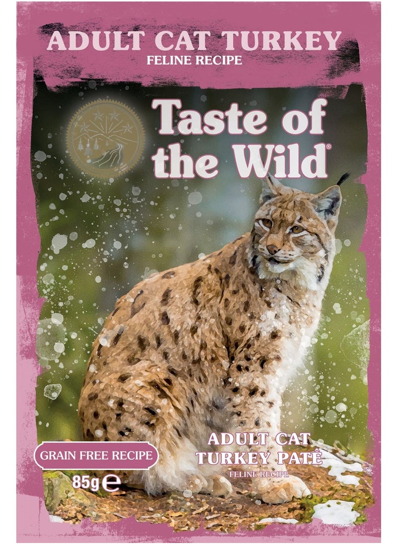 Taste of the Wild Adult Cat Turkey Patê – 85g 12pcs