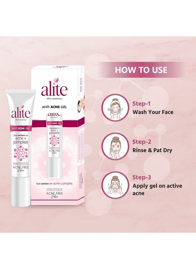 Anti Acne Gel Enriched With Pear Juice Ferment Filtrate & Soybean Seed Extract For Oil Control, Acne Scar Treatment For Oily & Sensitive Skin Pack Of 2 (15G Each)