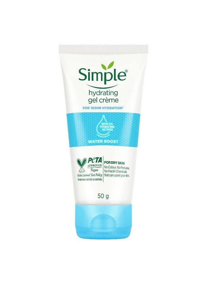 Water Boost Hydrating Gel Creme 50G | For 100 Hr Hydration | For Normal To Dry Skin | With Pentavitin & 11% Hydrating Actives